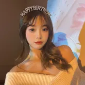 生日快樂 慶生 髮箍 造型髮箍 小熊髮箍 洗臉髮箍 髮箍 髮箍 萌髮 韓系生日派對髮圈 happy birthday