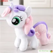 『限時下殺』彩虹小馬娃娃 My Little Pony公仔 小馬寶莉玩具 小馬寶莉玩具 紫悅宇宙公主毛絨公仔 女孩生日禮