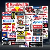 RED BULL 紅牛貼紙適用於重機 摩托車裝飾 頭盔 防水貼紙機車反光車貼