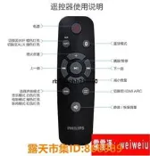 樂享購✨現貨全新原裝遙控器適用於飛利浦回音壁HTL1508 1506 152093 1520B