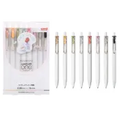 (店+)【UNI】日本製 0.38 中性筆 原子筆 8入 中性圓珠筆 三菱 Uni-ball one FIKA COLOR 限定色 