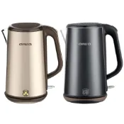 (店+)【AIWA 愛華】三層防燙電茶壺 DKS1318 爵士黑/香檳金