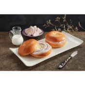 【全家行動購】【冷凍店取－窯烤山寨村】芋頭生乳牛奶貝果(１１０ｇ)