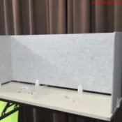專拍*辦公室擋板吸音板桌面隔離板桌板加高工位折疊屏風辦公桌隔板定制