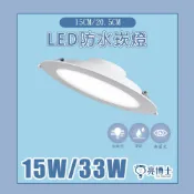 (店+)【亮博士】LED 防水崁燈 15公分 15W 20cm 33W 崁燈 天花板燈 IP65 等級全防水崁燈 浴室 廁所