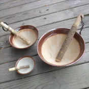 《興富大行》陶瓷餐廚具【特價品-日本製擂茶缽/擂缽附磨粉棒】擂茶碗擂缽磨缽磨泥缽磨芝麻磨粉磨堅果研磨器日式磨鉢研磨缽磨缽