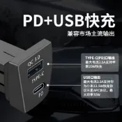 現貨 豐田 20年後 5代 5.5代 RAV4 專用款 QC3.0 PD type-C USB 插座 預留孔 USB充電
