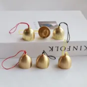 🔥臺灣出貨🔥迷你鈴鐺DIY金屬小風鈴聖誕節材料配件手搖開口銅鈴裝飾春節掛件手工手作DIY飾品裝飾
