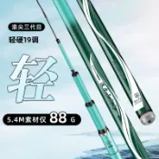 鴻運通商行 短節硬竿目魚竿長節碳素手竿釣魚竿6H19調台釣竿超輕超硬釣竿