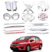 【Mycar】台灣出貨適用于14-17款本田Honda Fit尾燈罩大燈框前后霧燈罩前杠飾條內外飾