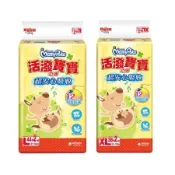(L)(46片x4包x3箱) 滿意寶寶 活潑寶寶紙尿褲三箱購(L,XL任選)