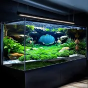 魚缸必備🐟️水族背景圖 魚缸背景圖 魚缸背景貼 3D 立體魚缸背景 靜電魚缸貼紙 新款超清5D生態缸景觀水族箱魚缸背景