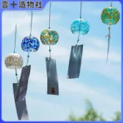 💥限時下殺💥風鈴 日式風鈴 進門鈴鐺 風鈴吊飾 風鈴門鈴 風鈴裝飾 日本櫻花風鈴 手工玻璃和風掛件 可愛小掛飾