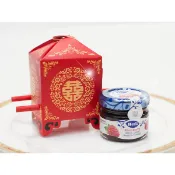 愛可兒 六星級 Hero果醬花轎盒 ❤️ 婚禮小物 中式大紅喜轎 迎賓禮 二次進場 喜糖盒 蛋糕塔 野餐 木棍 食用色素