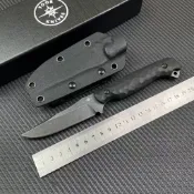 【非凡】聖地亞哥暗煞小直刀 戶外刀 露營烤肉刀 鋒利刀登山刀 求生刀具 收藏刀 野外戰術刀 野營小獵刀 排障刀 叢林刀