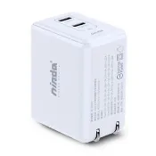 【NISDA】GaN45W 氮化鎵雙C輸出急速充電器
