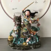 樹脂九天應元雷聲普化天尊神像雷公雷祖神像真身祖師家用供奉擺件 特賣Z