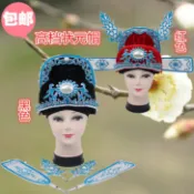 戲曲服裝原創影視古裝舞臺表演頭飾鳳冠霞帔新郎帽子駙馬帽官帽狀元帽新品