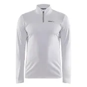 【CRAFT】男 CORE Gain midlayer 長袖拉鍊立領中層衣.排汗衣.休閒運動上衣(1909496-914000 淺灰)