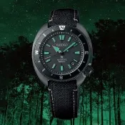 【SEIKO 精工】Prospex 限量黑潮曙光陸龜機械潛水錶-黑/42.4mm 送禮  禮物(SRPH99K1/4R35-05H0C)