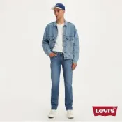Levis 男款 511低腰修身窄管牛仔褲 / 精工中藍染水洗 / 赤耳 / 彈性布料