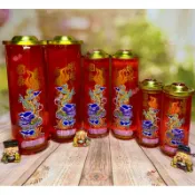 【馥安軒】SGS果凍蠟燭，玻璃斗燭，祈福燈，招財燈，光明燈，元辰燈，文昌燈