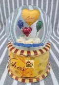 ☆杉上熊☆ 年底清倉 生日快樂音樂水球 愛心氣球 (免運費  ) 音樂盒 音樂水晶球 音樂鈴 超低優惠 禮物