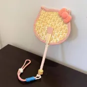 【拍照道具】手持扇子 Hello Kitty 凱蒂貓 手拿扇 折扇 夏季必備 小東西 學生 擺攤 道具 扇子
