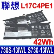 筆電達人 LENOVO L17C4PE1 4芯 電池 L17M4PE1 IdeaPad 730S 13 730S-13IWL YOGA S730 S730-13 S730-13IWL
