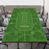 優選德州撲克專用長方形桌墊棋牌室打牌撲克高端加厚耐磨臺墊止滑桌布臺灣出貨✨