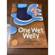 二手 二手書 英文 童書 One Wet Welly 數字 英國 Evans