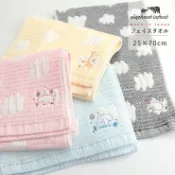 【日本製】Elephant Infant Meringue Gauze 大阪泉州毛巾 手巾 紗布巾 寶寶澡巾