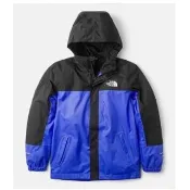 【The North Face】童 輕量防水透氣連帽休閒外套.防風休閒夾克.機能性風衣(8A48-QBO 海濤藍)