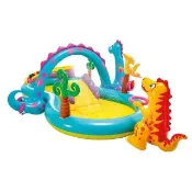 【INTEX】恐龍遊樂園大型戲水池302x229x112x深14cm 290L 適2歲+(57135)