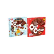 (店+)【NISSIN 日清】+爆買日本+ CRISP CHOCO 牛奶可可 /咖啡歐蕾風味 脆餅 巧克力脆片 大耳狗 日本進口