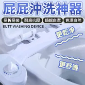 【松果購物】免治沖洗器 免插電 免治馬桶座 洗淨便座 婦洗器 簡易安裝 強力水柱 洗屁屁機 清屁股 婦洗器 便座洗淨