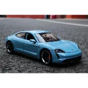 阿莎力2店 1/24 Welly 保時捷 Taycan Turbo S 正版授權 1：24 合金車
