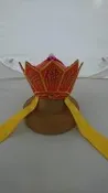 【明祥】祖師帽-柑 8寸8神尊用 5寸頭圍 五佛帽  清水祖師 慚愧祖師 地藏王菩薩 神明帽  神帽 廠42