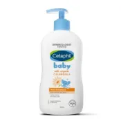 【蝦皮直營】舒特膚Cetaphil baby 舒緩洗髮沐浴露 0歲以上 400ml 天然金盞花 嬰兒沐浴乳 敏感肌膚適用