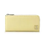 【PORTER INTERNATIONAL】復古品味MORI長夾(鵝黃)