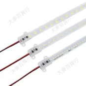 免運✨帶發票✨熱銷❄LED硬燈條❄ led 硬燈條 220V貼片 防水 燈帶 超亮長條戶外魚缸展示櫃冰箱燈管櫃檯20