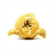 【生活金藝】蟠桃獻壽 黃金壽桃擺件(金重足1.43錢)