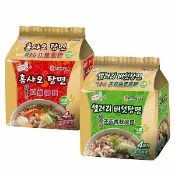 韓國 KORMOSA  韓素香湯麵 (110gx4入)  素食麵 泡麵 露營 韓國泡麵 宵夜【小三美日】DS019508