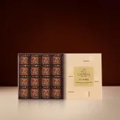 【GODIVA】片裝72%黑巧克力禮盒16片裝(生日禮、情人節、中秋禮)