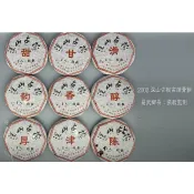 2002年 深山古樹高端青餅(100g) 易武鄉長 張毅監制 韓國株仙農定制  普洱茶茶葉 甜甘醇滑陳香津韻厚 信德茶行