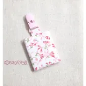 唯小伊手作＊和風小粉花＊寶寶平安符袋/香火袋/護身符袋/平安福袋＊可愛＊客製