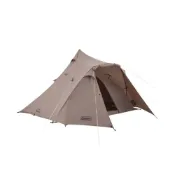 (店+)【Coleman】Coleman CM-85613印地安帳 灰咖啡 4-5人露營帳篷 遮陽帳 客廳帳 內外帳可單獨使用《台南悠活運動家》