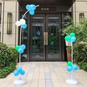 免運⭐統編💌 氣球拱門支架 不規則固定桿 4S店交車佈置 商場門店開業架 婚房裝飾支撐架 活動現場佈置架 節慶裝飾固定架