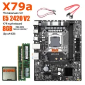 x79a a1356 motherboard combo xeon e5 2420v2 cpu 2*4g ram