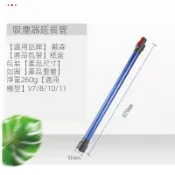 思樂小舖 適配Dyson戴森吸塵器配件V6V7V8V10V11V15直桿 金屬延長鋁管 LED軟絨吸頭套餐
